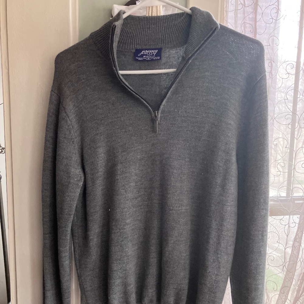 Jeremy Argyle NYC, 1/4 zip pullover, in gray